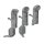 Rado Miniatures 1/35 WWII 독일군 판터 G 파손 플라멘페어니히터 세트 #2 (3개입) 이미지 2