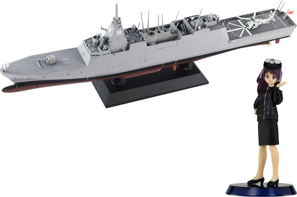 PIT-ROAD 1/700 해상자위대 호위함 FFM-1 모가미 w/여성 자위관 피규어 프라모델