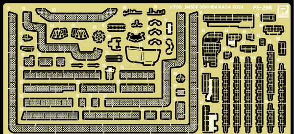 PIT-ROAD 1/700 해상자위대 호위함 카가 2024 포토에칭 부품 (베이직) 이미지 1