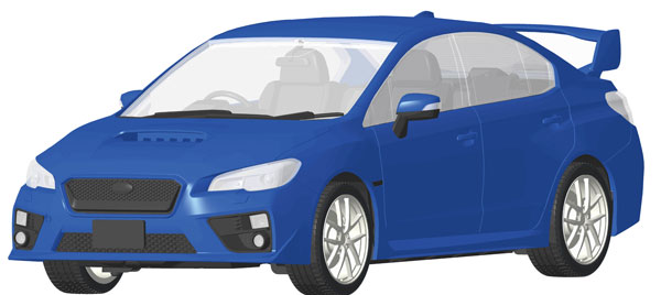 Fujimi 1/24 인치업 시리즈 No.186 스바루 WRX STI 타입 S (A.B.C 타입) 프라모델 이미지 1