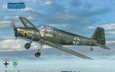 Special Hobby 1/48 독일군 뷔커 Bu181B/Sk25 베스트만 단엔진 단엽 훈련기 플라스틱 모델 이미지 1