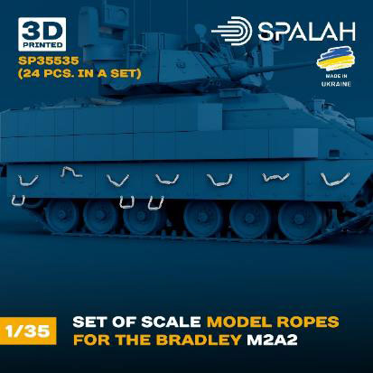 SPALAH 1/35 M2A2 Bradley Rope Set (24pcs.) image 1