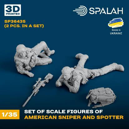 SPALAH 1/35 US Army Sniper / Spotter Set (2pcs.)