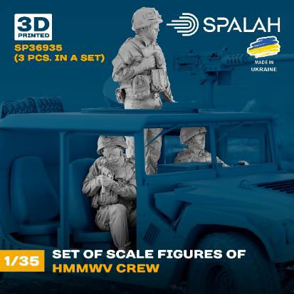 SPALAH 1/35 HMMWV Crew Set (3pcs.) imagen 1