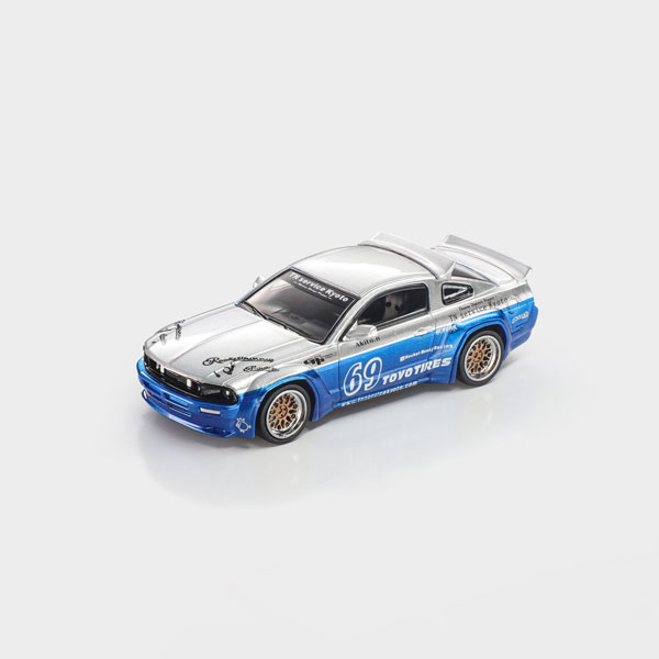 MODEL MODEL 1/64 Pandem Mustang Moontech Blue