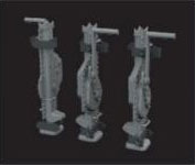 Eduard 1/48 WW.II German Army 10ton Jack (3pcs.) gambar 1