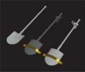 Eduard 1/48 WW.II German Army Shovel (3pcs.)
