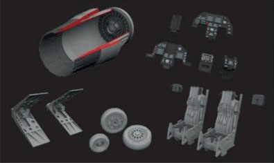 Eduard 1/48 F-16I Sufa Big Sin Part Set (For Great Wall) 圖片 1