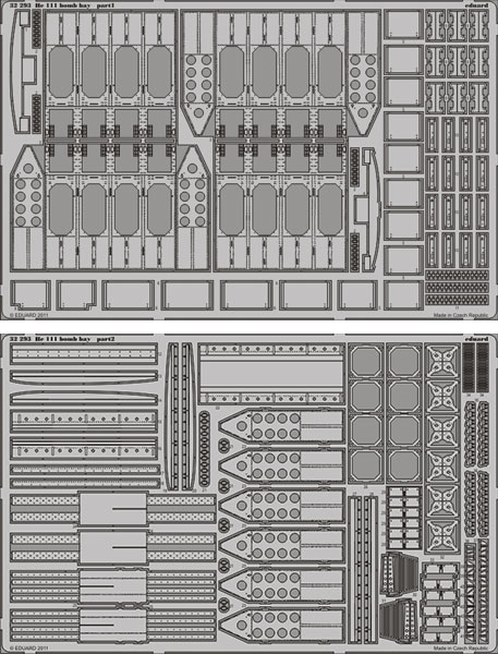 Eduard 1/32 He111 Bomb Bay Photo-etched Parts (For Revell)