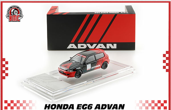 BM CREATIONS 1/64 Honda EG6 ADVAN RHD