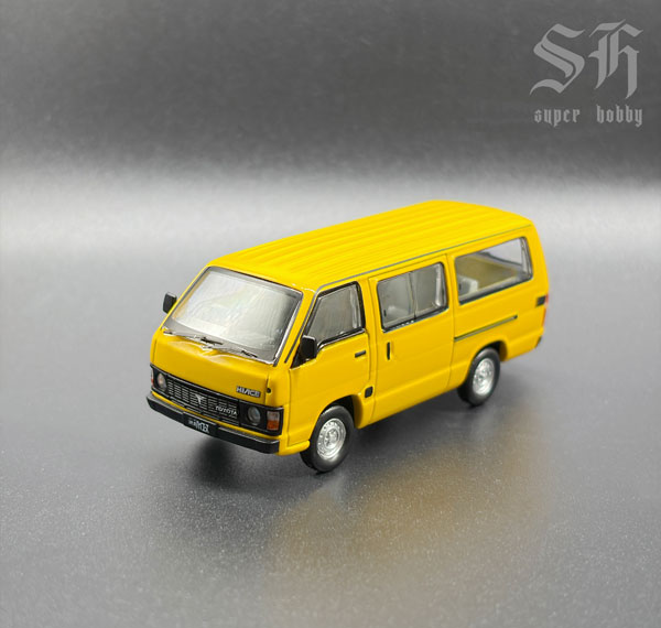 super hobby 1/64 Toyota HiAce 3rd Yellow Bild 1