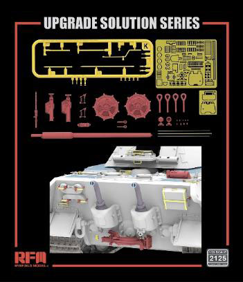 Rye Field Model 1/35 King Tiger "Porsche Turret" Grade Up Parts Set (For RFM5164/RFM5165)