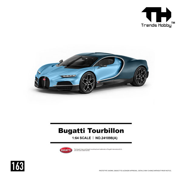 Trends Hobby 1/64 Bugatti Tourbillon Atlantic Blue Bild 1