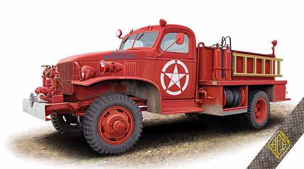 ACE 1/72 U.S. 1.5ton Track G506 / Fire Engine Plastic Model