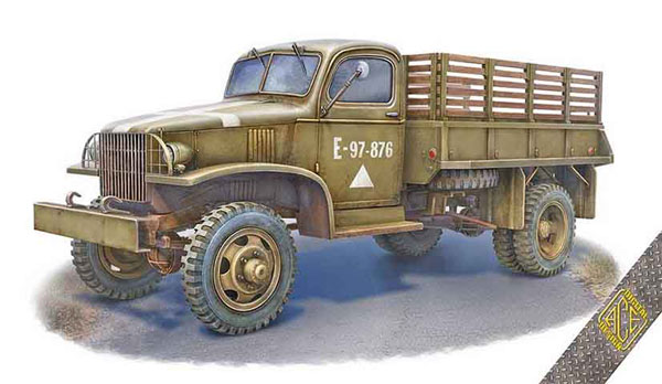 ACE 1/72 U.S. G506 Chevrolet G7100 Cargo Truck 1.5ton 4WD Plastic Model