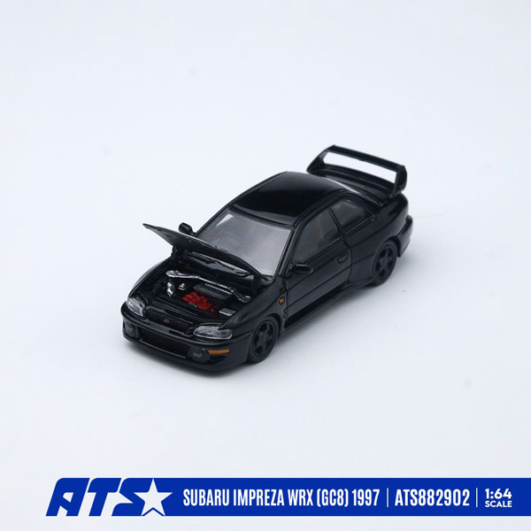 ATS-MODELS 1/64 SUBARU IMPREZA WRX (GC8) 1997 - Black