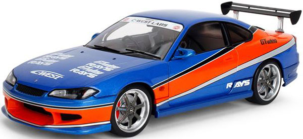 Jada Toys 1/18 F&F Nissan Silvia S15 Blue (Sean)