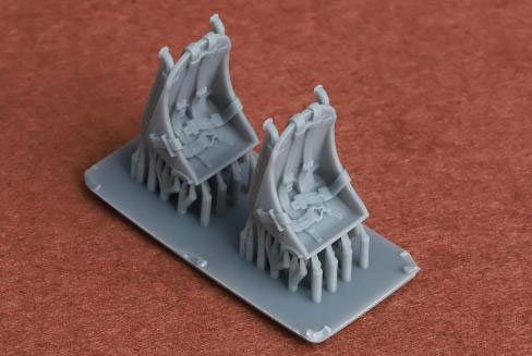 SBS 1/72 F4F-3/4 / FM-2 Wildcat Operator's Seat (w/Belt Mold) (2pcs.) (For Arma Hobby) imagen 1