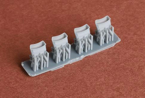 SBS 1/48 F4F-3/4 Wildcat Intercooler Intake (For 2 Kits) (For Eduard / T / Academy) image 1