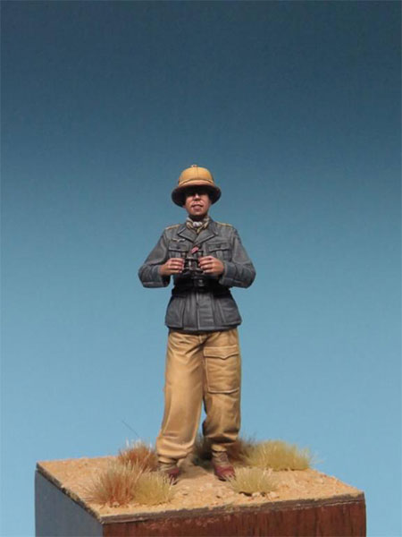 The Bodi 1/35 WW.II German Air Force Officer Afrikakorps