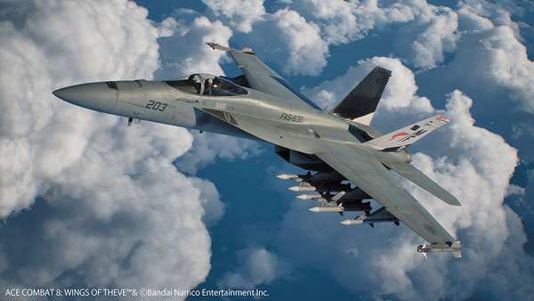 Hasegawa 1/72 "ACE COMBAT 8: WINGS OF THEVE" F/A-18E Super Hornet "Joker Flight" Plastic Model image 1