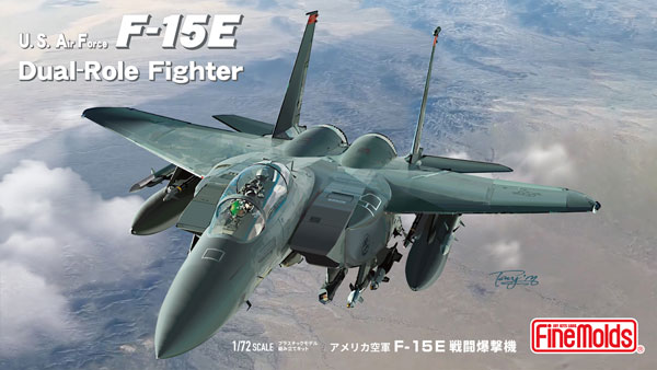 Fine Molds 1/72 US Air Force F-15E Fighter Bomber Plastic Model image 1