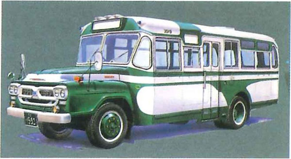 Micro Ace 1/32 Bonnet Bus Series No.6 Isuzu BXD-30 Plastic Model