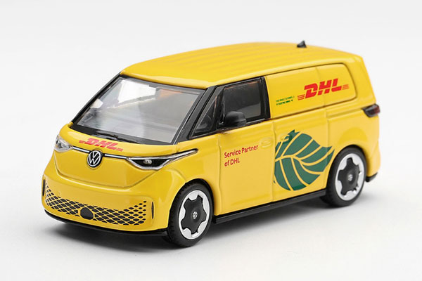 MINI GT 1/64 Volkswagen ID. Buzz DHL Electric (Left-hand Steering)