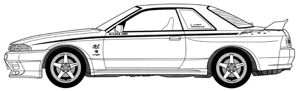 Fujimi 1/12 AXES Series No.2 EX-1 Skyline GT-R '89 Nismo S-Tune (BNR32) Special Version (w/Driver Part) image 1