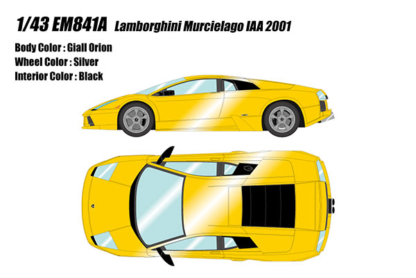 Make Up 1/43 Lamborghini Murcielago 2001 IAA 2001 Giallo Orion