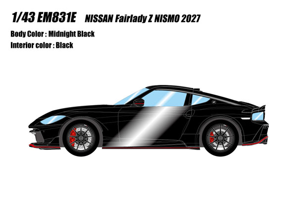 Make Up 1/43 Nissan Fairlady Z Nismo 2027 Midnight Black