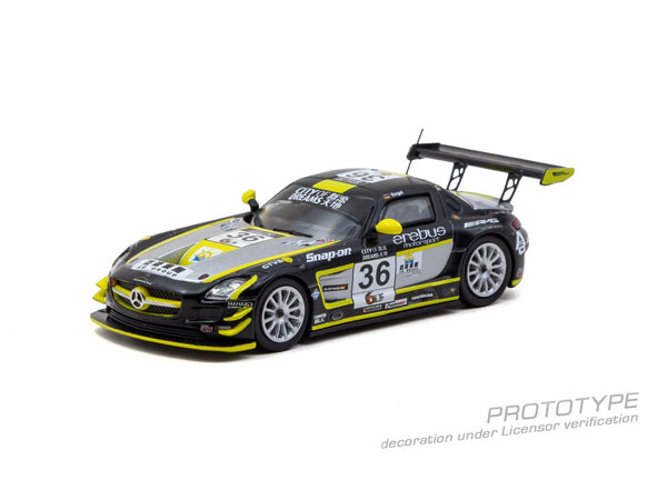 Tarmac Works 1/64 Mercedes-Benz SLS AMG GT3 Macau GT Cup 2013 Maro Engel hình ảnh 1