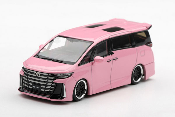 MINI GT 1/64 Toyota Vellfire 40 KUHL Metallic Pink (Left-hand Steering)