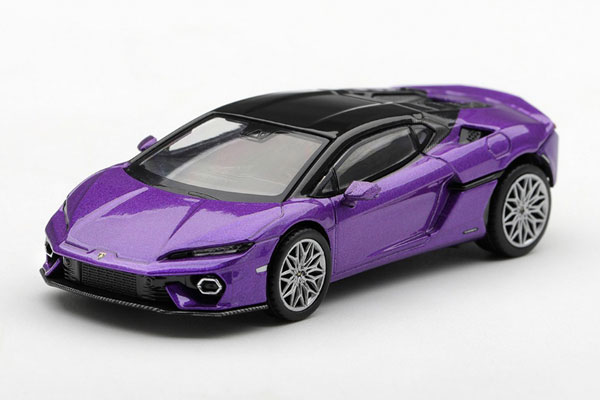 MINI GT 1/64 Lamborghini Temerario Viola Pasifae (Left-hand Steering)