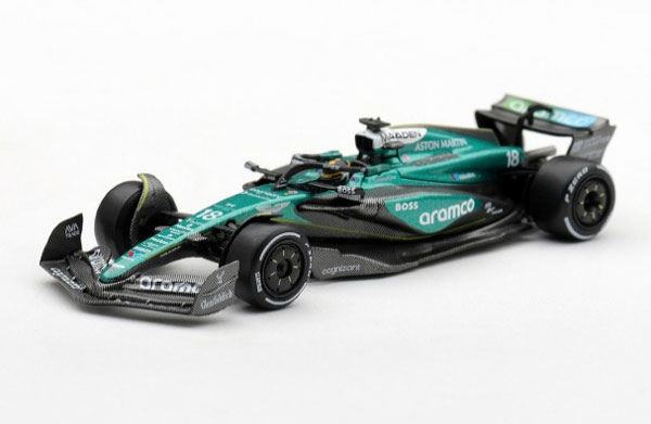 MINI GT 1/64 Aston Martin AMR24 F1 2024 #18 Las Vegas Grand Prix Lance Stroll