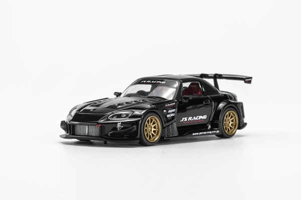 MOTORHELIX 1/64 Honda S2000 J's Racing Berlina Black Bild 1