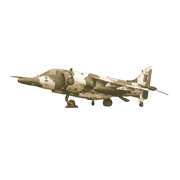 Italeri 1/72 British Army Harrier GR.3 Winter Camouflage Plastic Model
