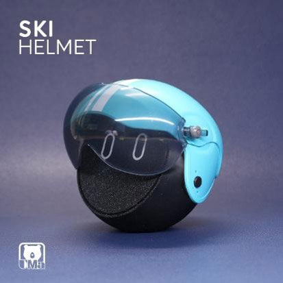UMa Model Ski Helmet (Turquoise Blue)