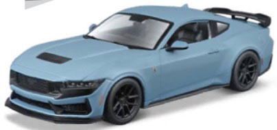 Maisto 1/24 AL Ford Mustang Dark Horse Blue Gray (Assembly Kit) image 1