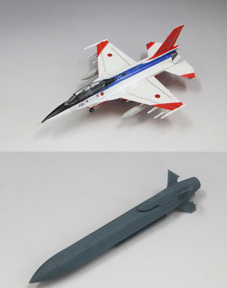 Fine Molds 1/72 JASDF F-2B Fighter "ADTW #101" w/Type 12 Surface-to-Ship Missile (Air-Launched Type) Plastic Model image 1
