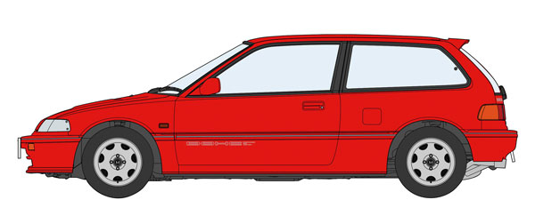 Hasegawa 1/24 Honda Civic Si (EF3) (1988) Plastic Model