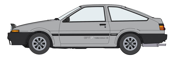 Hasegawa 1/24 Toyota Sprinter Trueno AE86 GTV Early Production Model (1983) Plastic Model
