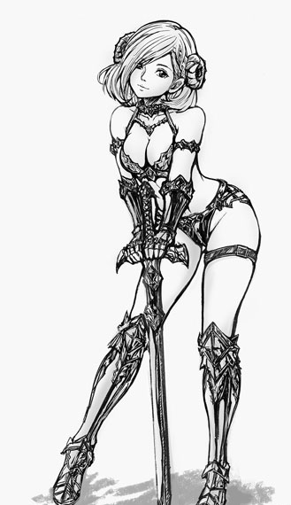 Hasegawa 1/12 비키니 아머 "mery" 레진 피규어 이미지 1