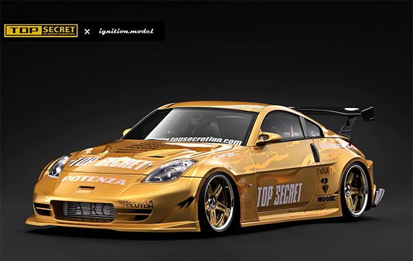 Ignition Model 1/18 Top Secret 페어레이디 Z (Z33) 골드