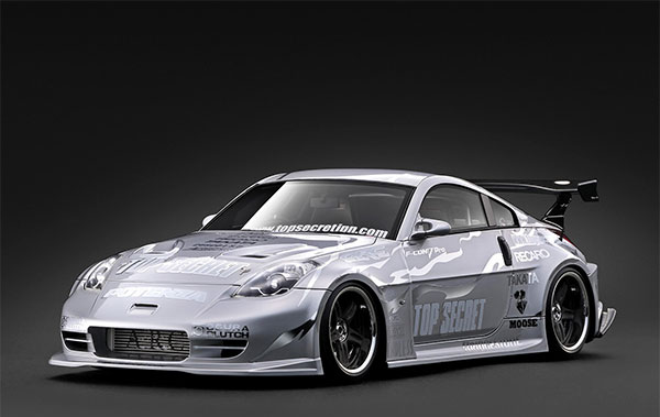 Ignition Model 1/18 Top Secret Fairlady Z (Z33) Silver Bild 1