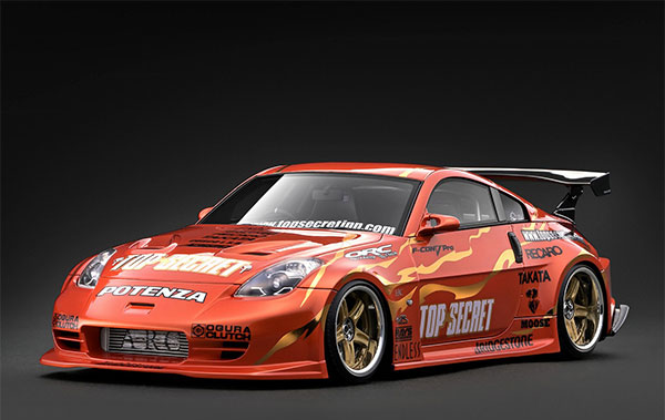 Ignition Model 1/18 Top Secret 페어레이디 Z (Z33) 오렌지 메탈릭
