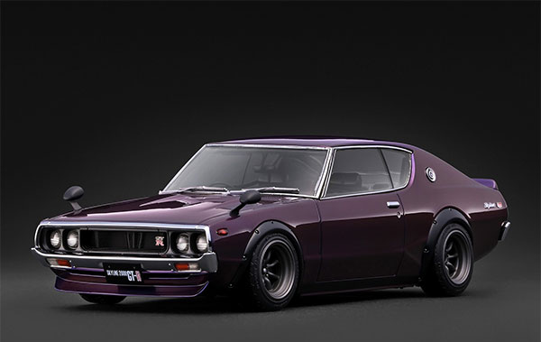 Ignition Model 1/18 닛산 스카이라인 2000 GT-R (KPGC110) 퍼플 메탈릭