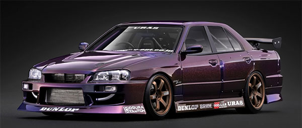 Ignition Model 1/18 URAS Skyline ER34 Purple Metallic