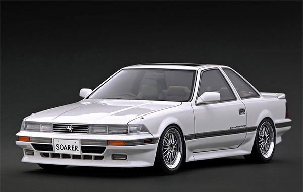 Ignition Model 1/18 Toyota SOARER (Z20) 2.0GT-TWIN TURBO L White Bild 1