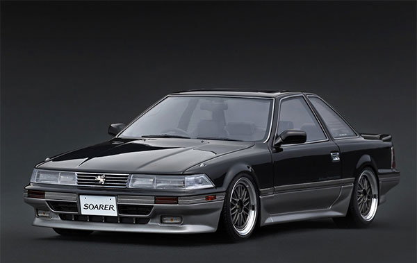 Ignition Model 1/18 Toyota SOARER (Z20) 2.0GT-TWIN TURBO L Black/Silver gambar 1